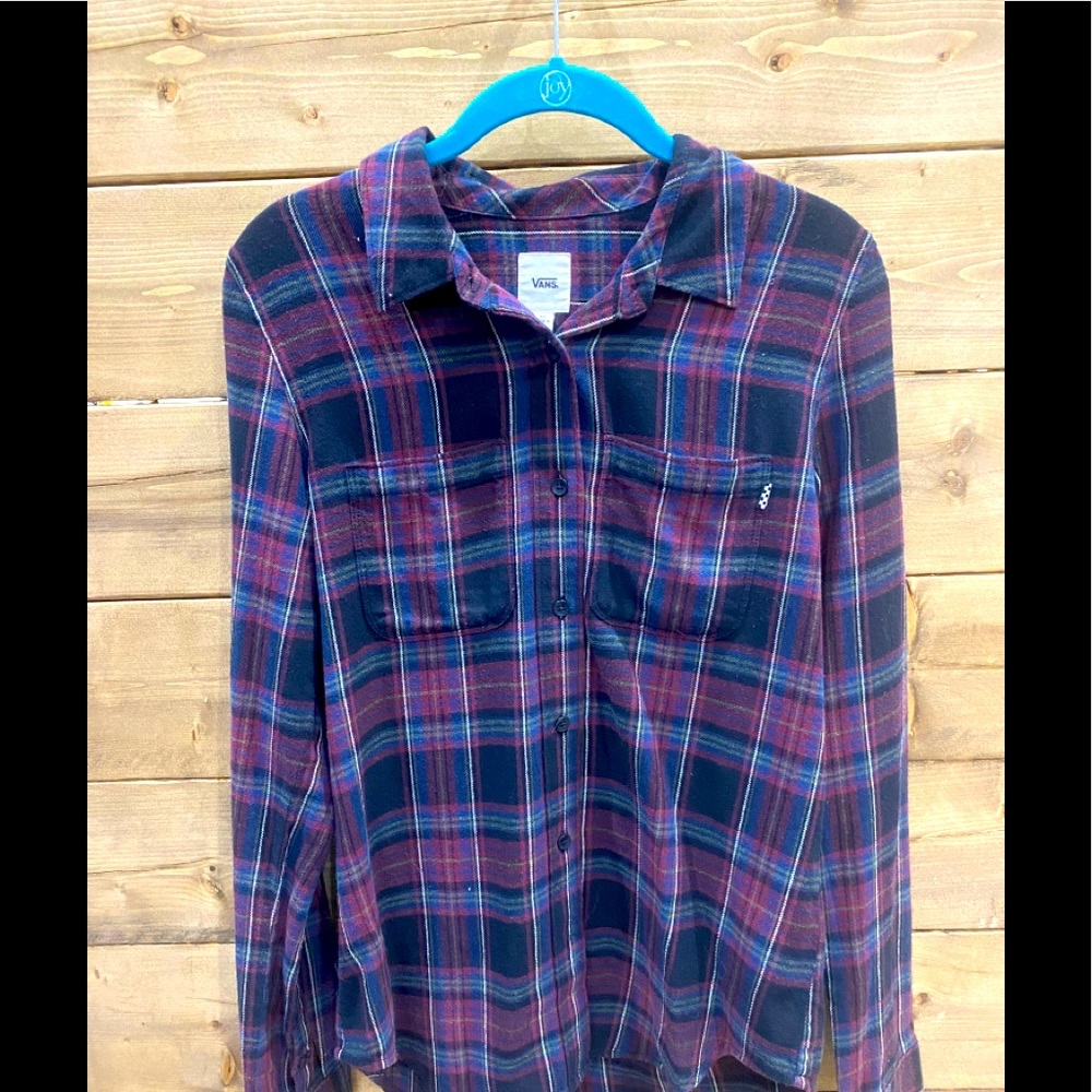 Vans Long Sleeve Plaid Shirt.